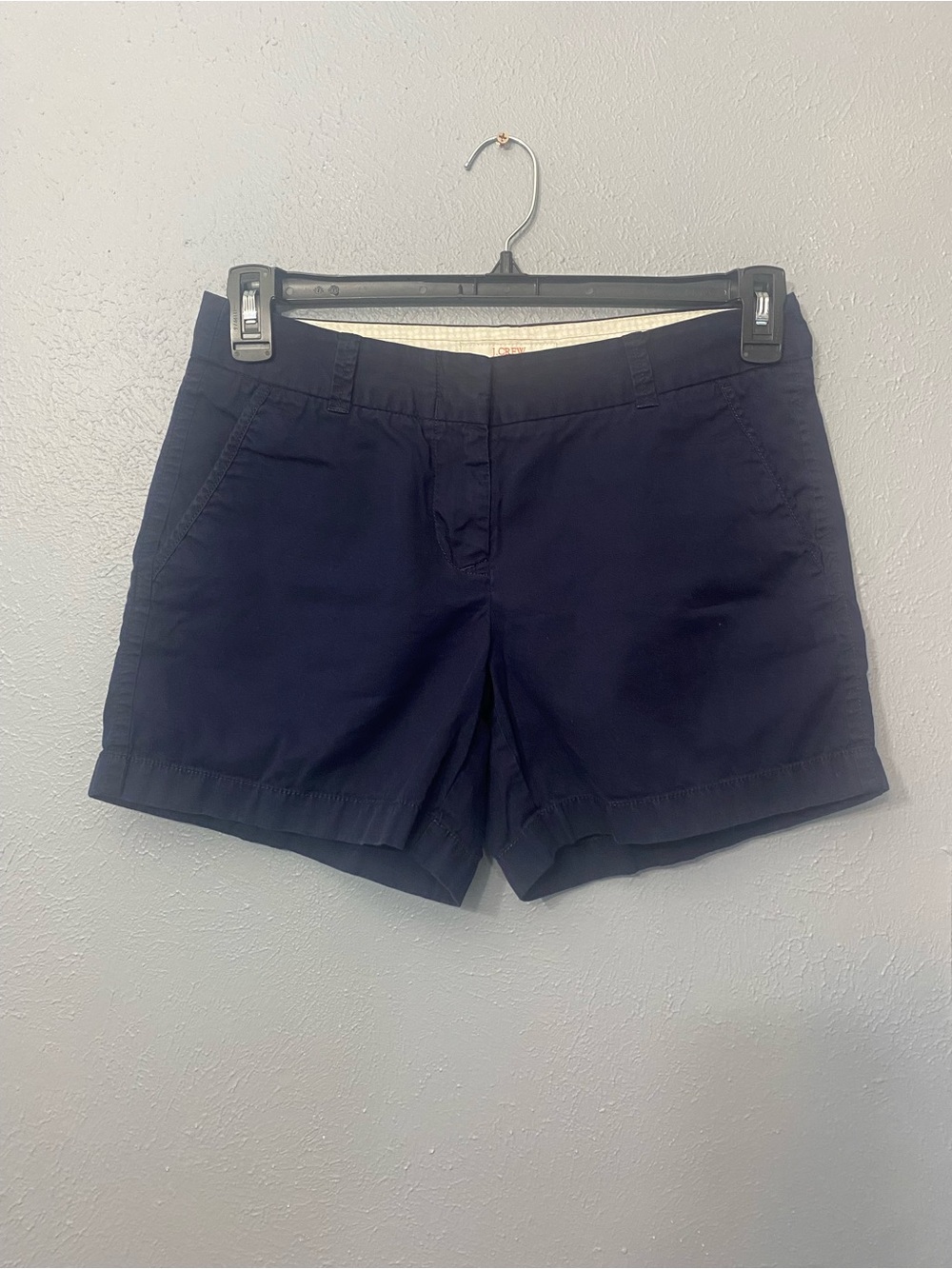 J. Crew Navy  Cotton Shorts preppy size 4